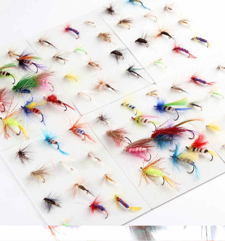 36 pcs Fishing Lure Butter Fly Insects different Style - Pet Accessories - Pet Store - Pet supplies