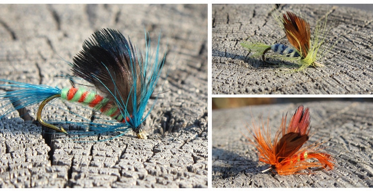 36 pcs Fishing Lure Butter Fly Insects different Style - Pet Accessories - Pet Store - Pet supplies