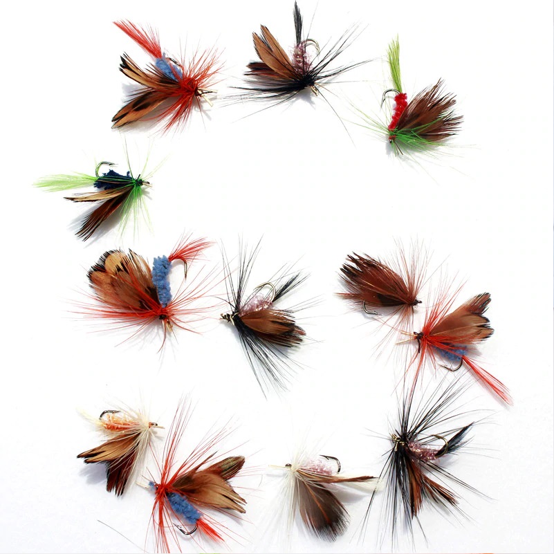 36 pcs Fishing Lure Butter Fly Insects different Style - Pet Accessories - Pet Store - Pet supplies