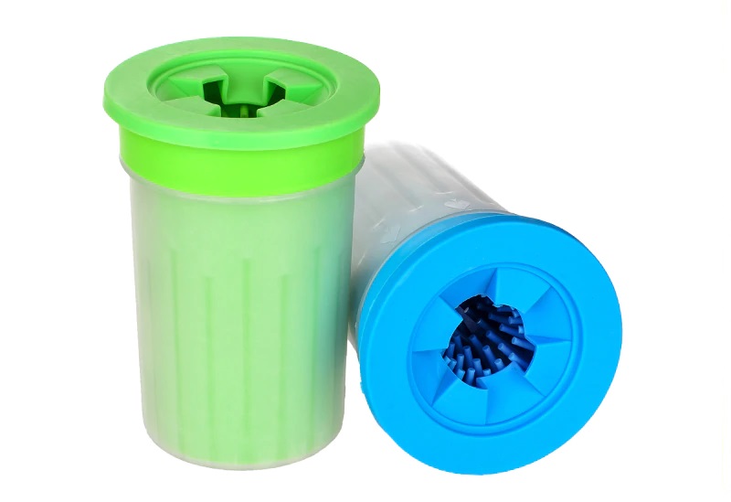 Pet Cats Cleaner Dogs Foot Clean Cup For Dogs Cats Cleaning Tool Plastic Washing Brush Paw Washer