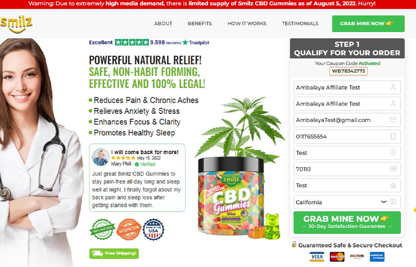 Trident CBD Gummies